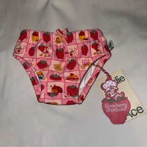 GOLDIE + ACE Baby 3-6 Month Swim Bottom Strawberry Shortcake NWT MSRP 39.95